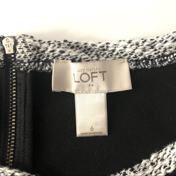 LOFT | Shift Dress Quarter Sleeve | Size: 6 - Picture 5 of 6